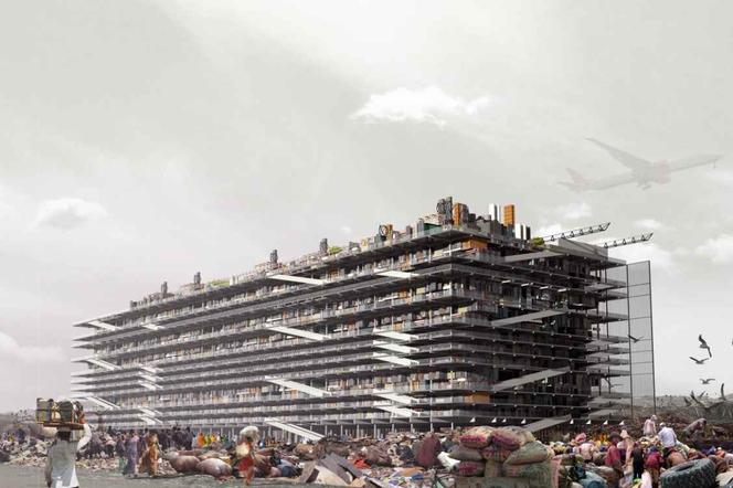 Segregacja śmieci i nowa architektura - projekt Hugona Kowslaskiego