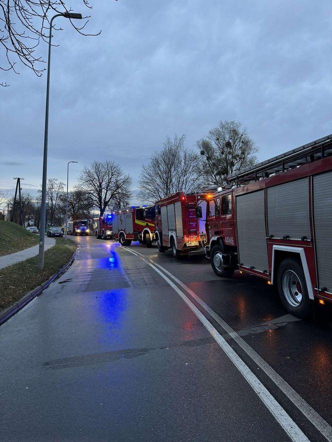 Pomorskie. Pożar Urzędu Skarbowego w Kartuzach