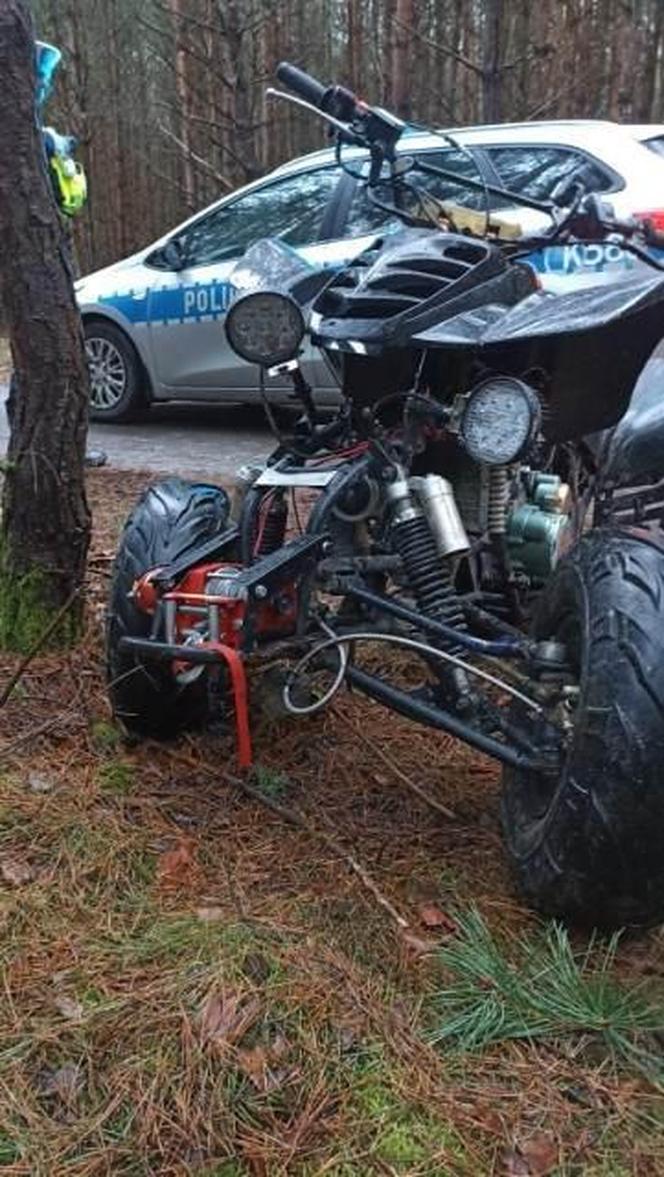 13-letni Adrian pod opieką pijanej matki i jej partnera wjechał quadem w drzewo. Jego stan jest bardzo ciężki