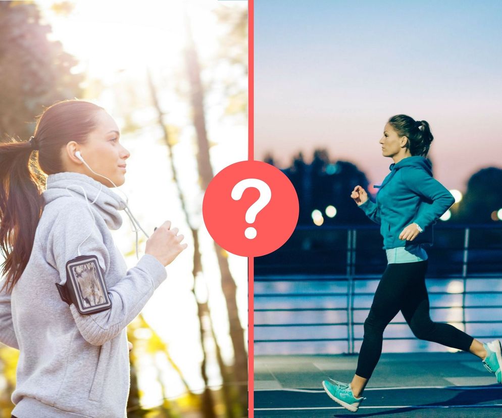 Bieganie rano da więcej korzyści tym, którzy chcą schudnąć, natomiast wieczorem - osobom zestresowanym.