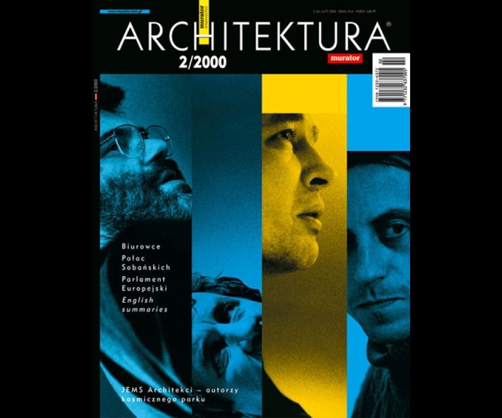 Okładka Miesięcznik Architektura 02/2000