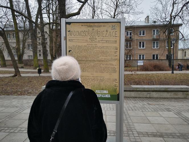 Dzień Żołnierzy Wyklętych 2021 w Kielcach. Wystawa na Skwerze Żeromskiego
