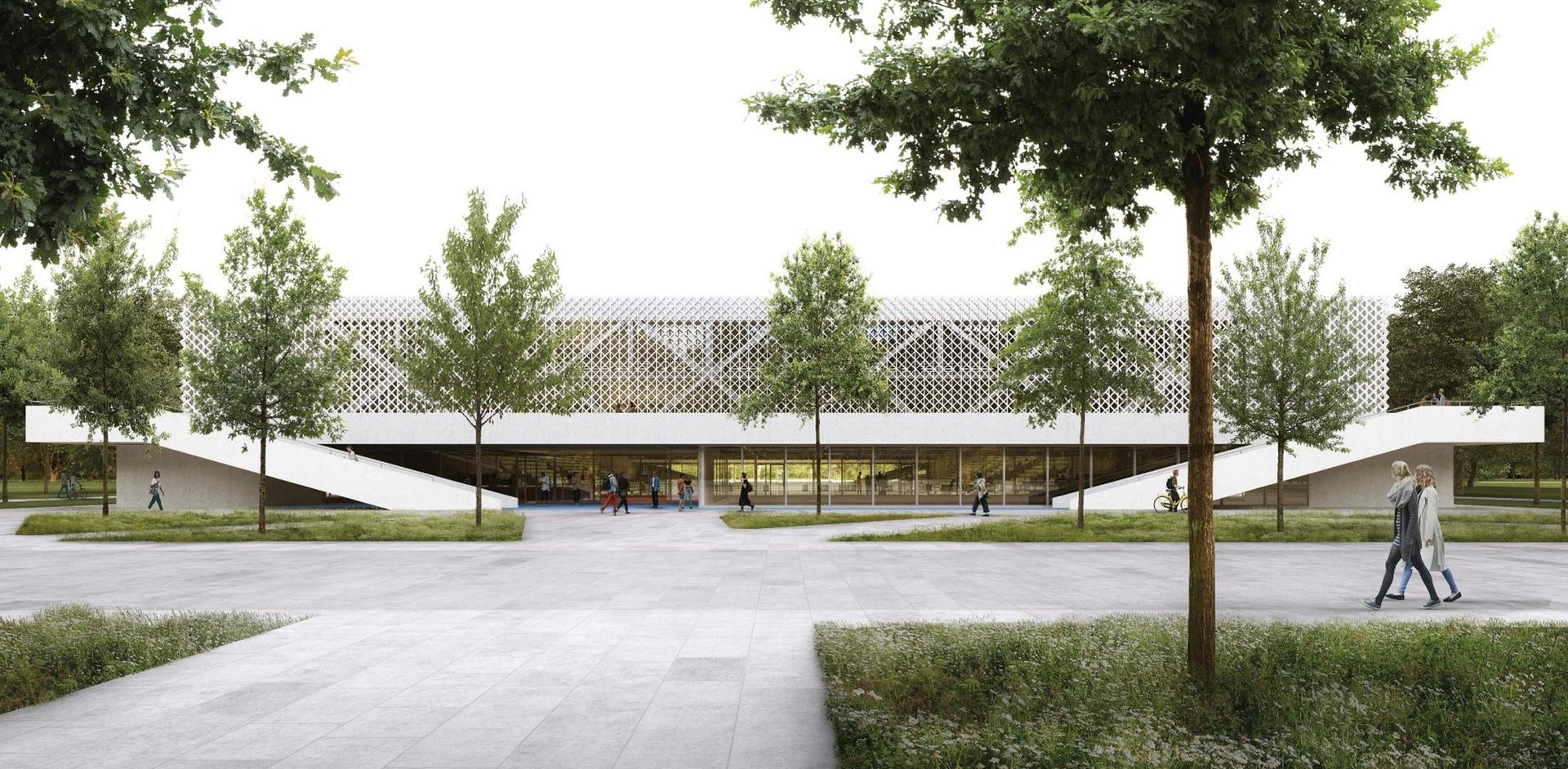 Hala sportowa i główny stadion warszawskiej Skry