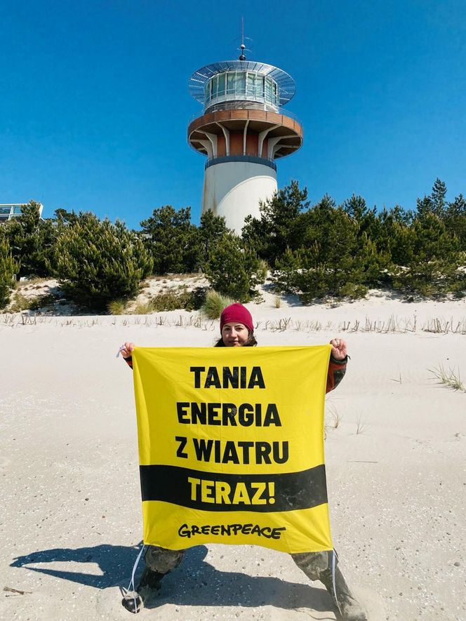  Greenpeace nad Bałtykiem: "Polski wiatr zamiast obcego gazu". Apel do kandydatów na prezydenta