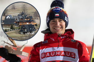 Kamil Stoch odpoczywał w przepięknym domu. Ośnieżony wygląda niczym pałac z bajki. Mieszka jak książę