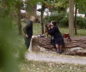 Jacek Ozdoba odpoczywa z żoną po ślubie