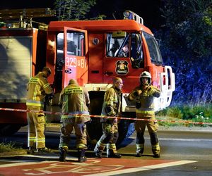 Pożar budynku przy ul. Krańcowej