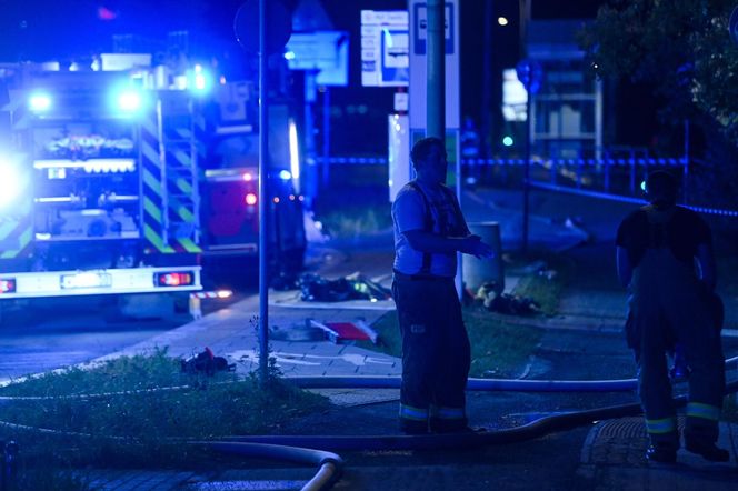 Pożar pustostanu w Warszawie (23.09.2025)