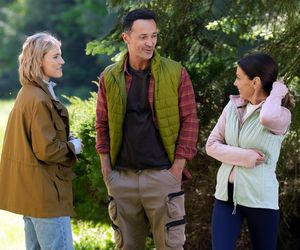 Barwy szczęścia, odcinek 3252. Janka (Oliwia Drożdżyk), Mariusz (Rafał Cieszyński), Kasia (Katarzyna Glinka)