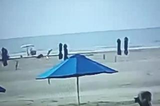 Piorun zabił 34-latkę na plaży! Szokujące wideo pokazuje ostatnie chwile