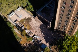 Zawalił się wieżowiec w Nowym Jorku