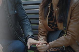 M jak miłość odc. 1884. Iza (Adriana Kalska), Marcin (Mikołaj Roznerski)