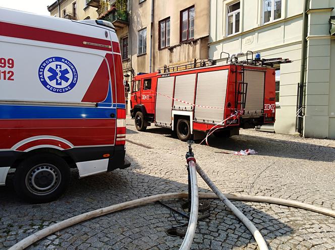 Pożar kamienicy na Starym Mieście w Lublinie!