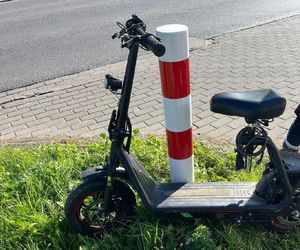 81-latka na hulajnodze uderzyła w ciężarówkę. Nie zauważyła samochodu