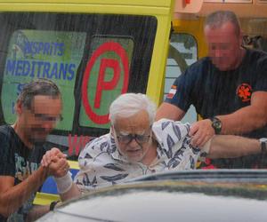 Jan Pietrzak wjechał w przychodnię w Warszawie. Doszło do wypadku