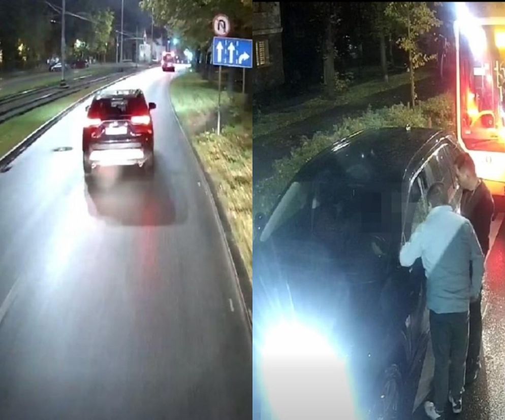 Pijany Ukrainiec zablokowany przez autobusy. Brawurowa akcja kierowców