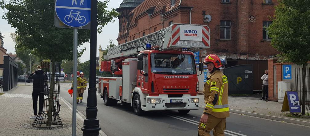 Strażacy przy Szkole Podstawowej nr 3