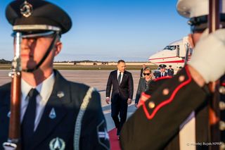 Karol Nawrocki wylądował w USA. Dziś spotka się z Donaldem Trumpem