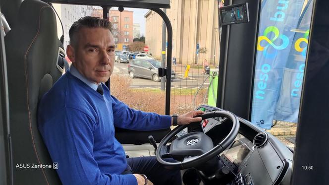 Sosnowiec testuje wodorowy autobus