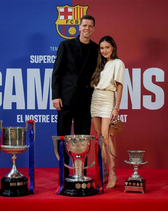 Anna Lewandowska i Marina błysnęły na imprezie Barcelony