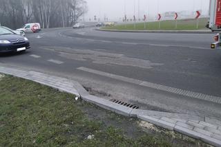 Kiedy znikną  ubytki w asfalcie na Wojska Polskiego i rondzie kozienickim?