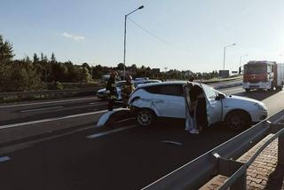 Wypadek sześciu  aut na DK nr 9 Ostrowiec - Starachowice! Są osoby poszkodowane [FOTO]
