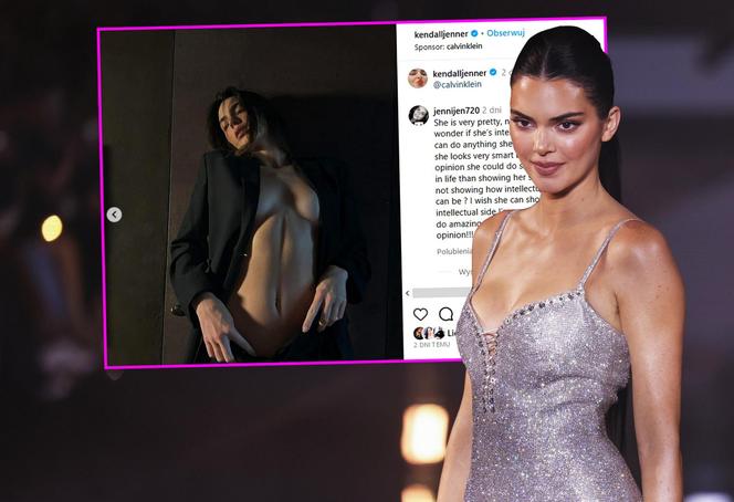 Kendall Jenner pokazała nagie piersi! Najdroższa modelka świata nie kryła wdzieków