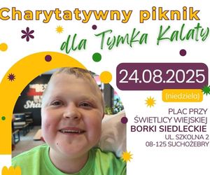 Charytatywny Piknik dla Tymka Kalaty w Borkach Siedleckich już 24 sierpnia
