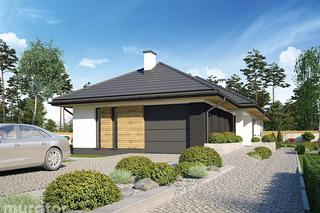 Projekt domu Zachodzące słońce z katalogu Muratora - wizualizacje, plany, rysunki, zdjęcia z budowy