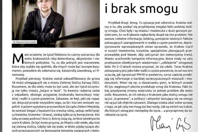 Screen z miejskiego dwutygodnika