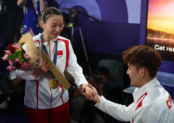   Oświadczyny na Igrzyskach Olimpijskich. Złota medalistka odpowiedziała "TAK". Zobacz nagranie!