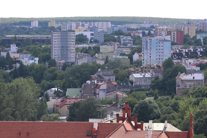 Panorama Lublina z najwyższego punktu widokowego w mieście - Wieży Trynitarskiej