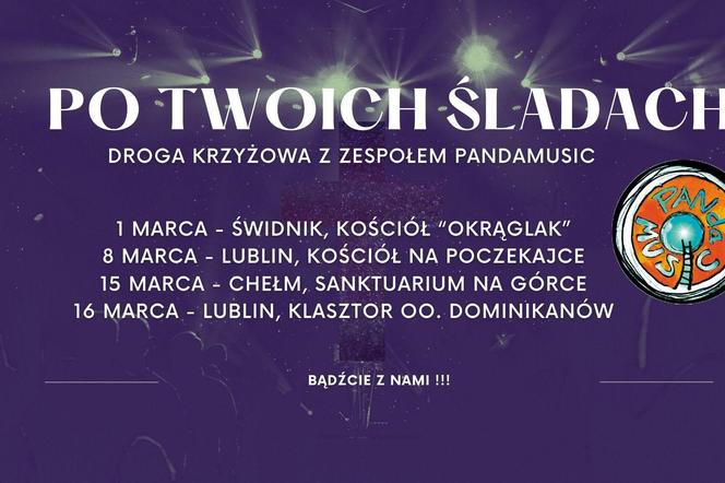 Nabożeństwo drogi krzyżowej z zespołem PANdamusic - plakat wydarzenia 