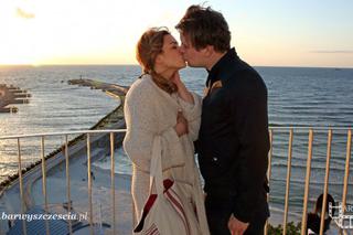 Barwy szczęścia. Klara (Olga Jankowska), Hubert (Marek Molak)