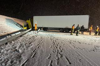 Ciężarówka zablokowała autostradę A4. Utrudnienia trwały kilka godzin