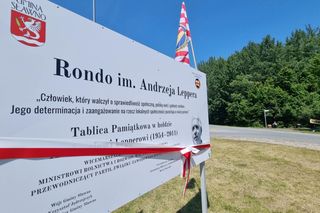 Andrzej Lepper ma swoje rondo. Tak upamiętnili legendarnego lidera Samoobrony