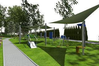 Wizualizacja parku dla seniorów - Zarząd Zieleni Miejskiej w Rzeszowie