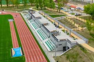 Otwarcie stadionu Skry w Warszawie 27 kwietnia 2025. Tak wygląda i wyglądał stadion z lotu ptaka