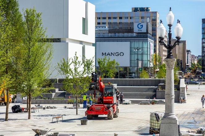 Plac Centralny Warszawa, sierpień 2025