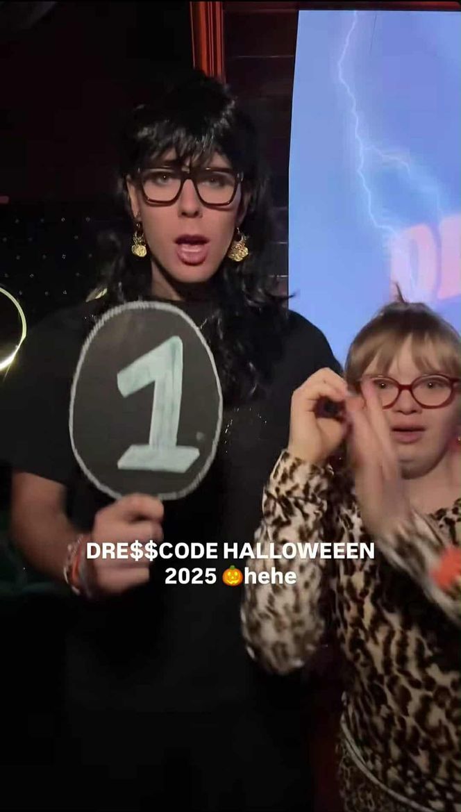 Bagi na Halloween przebrał się za... Czarną Mambę! Iwona Pavlović jak żywa?