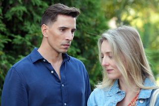 Barwy szczęścia odc. 3126: Grażyna (Kinga Suchan), Tomasz Kępski (Jakub Sokołowski)