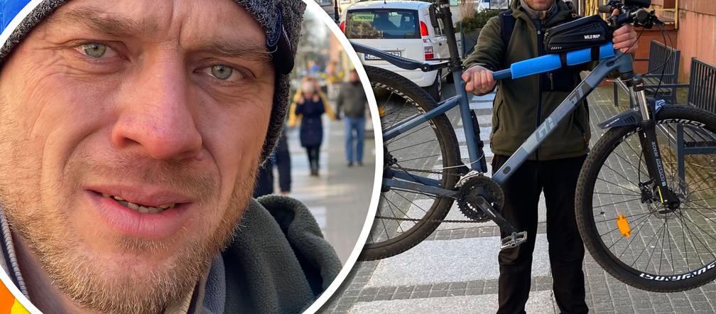 Rusłan sprzedaje rower i jedzie na Ukrainę. Muszę walczyć!