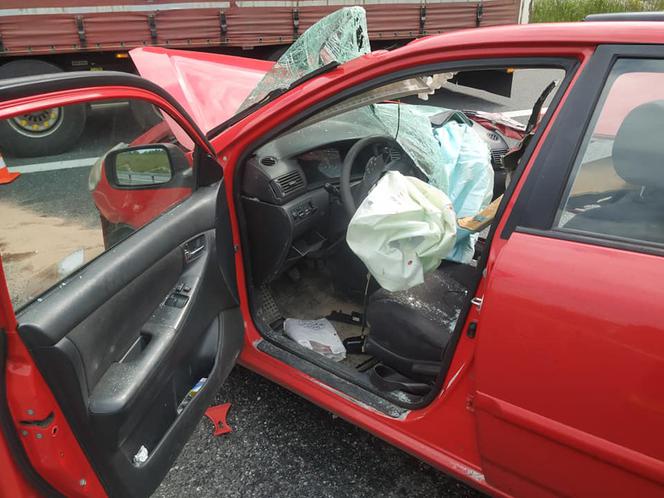 Wypadek na autostradzie A4