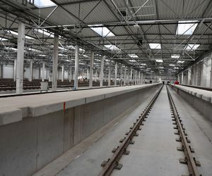 Byliśmy na placu budowy STP Karolin. Tu powstaje wielka sypialnia dla pociągów metra