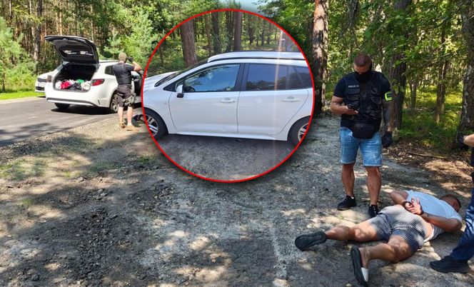 Pod osłoną nocy kradli gotówkę i biżuterię. Wpadli na leśnej drodze!