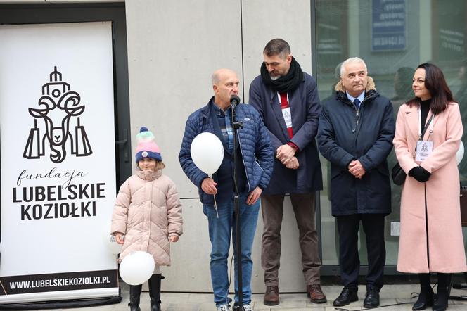 Odsłonięcie nowego koziołka w Lublinie. Oto Maciej!