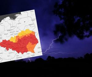 W wielu miejscach w Polsce podniesiono stopień zagrożenia pogodowego