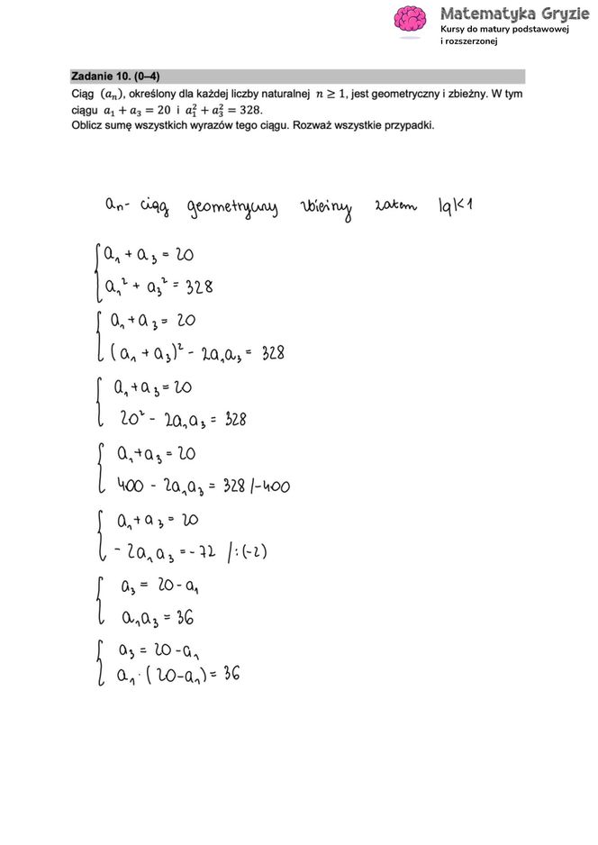 Matura 2025 matematyka rozszerzona: ODPOWIEDZI do wszystkich zadań, gotowe rozwiązania matury z matematyki rozszerzonej - Formuła 2015 [12.05.2025]	
