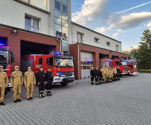 Hołd małopolskich strażaków dla zmarłego kolegi