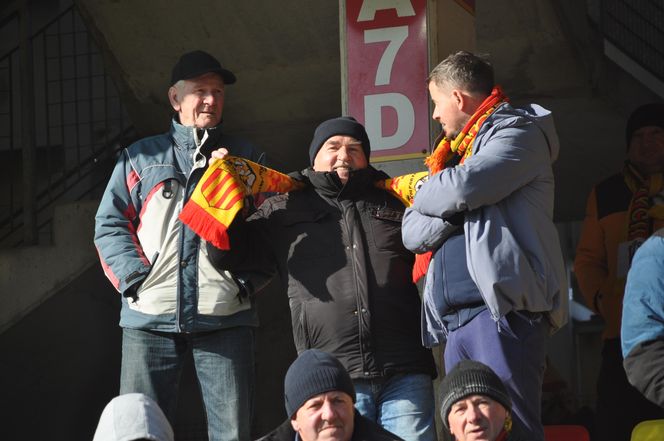 Korona Kielce - Motor Lublin. Kibice na Exbud Arenie